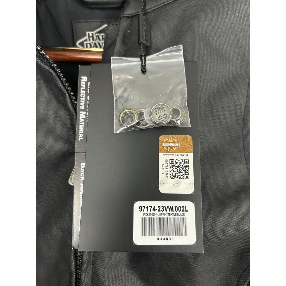 Harley-Davidson 120th Anniversary 97172-23VW Imprint Riding Jacket Womens US XL - Picture 2 of 10